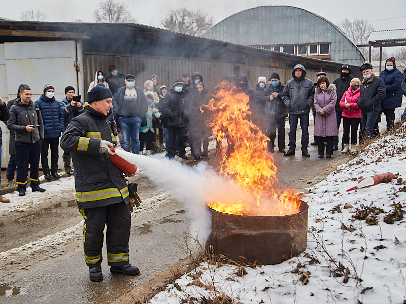 На КП «Харківводоканал» пройшли навчання з пожежної безпеки 