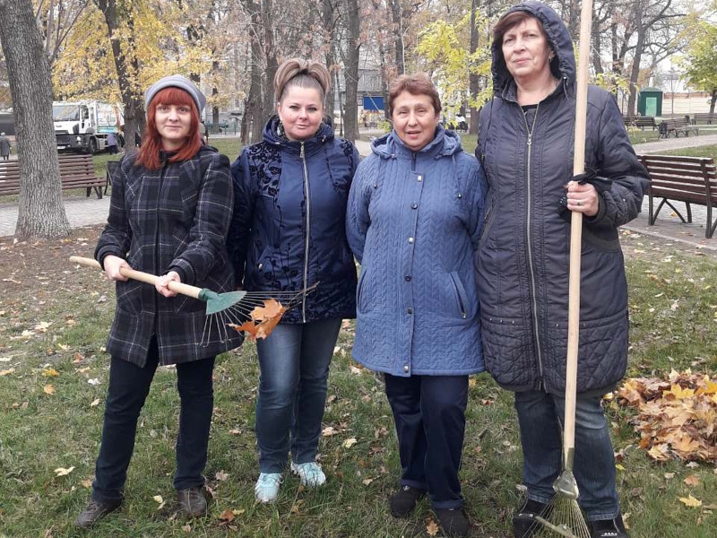 Співробітники КП «Харківводоканал» беруть участь у загальноміському суботнику
