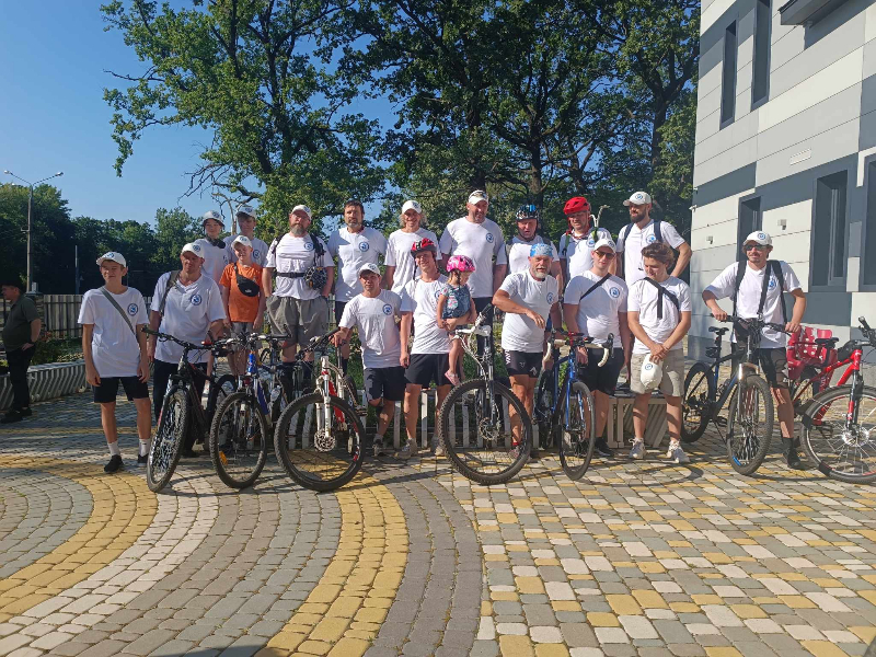 Спортсмени «Харківводоканалу» взяли участь у велопробігу