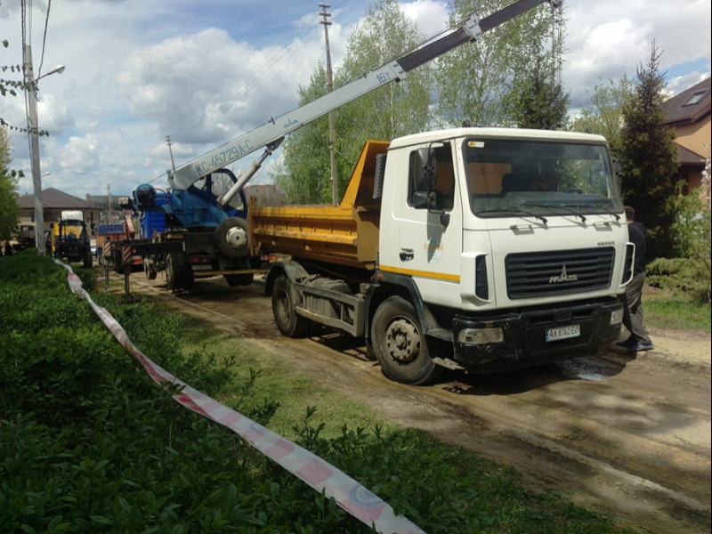 Аварію на водоводі на Павловому Полі усунуть протягом доби