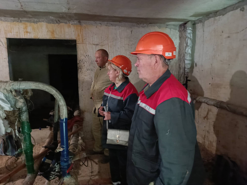 На Північній Салтівці підключають внутрішньобудинкові комунікації