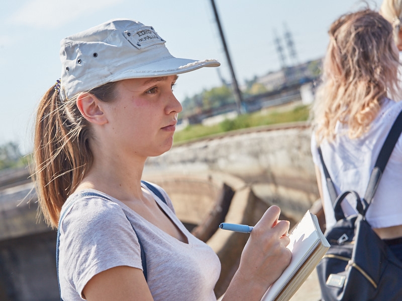 Художники і фотографи проекту «Urban sketchers» відвідали Диканівські очисні споруди 