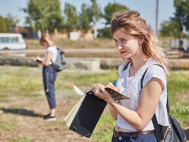 Художники і фотографи проекту «Urban sketchers» відвідали Диканівські очисні споруди 