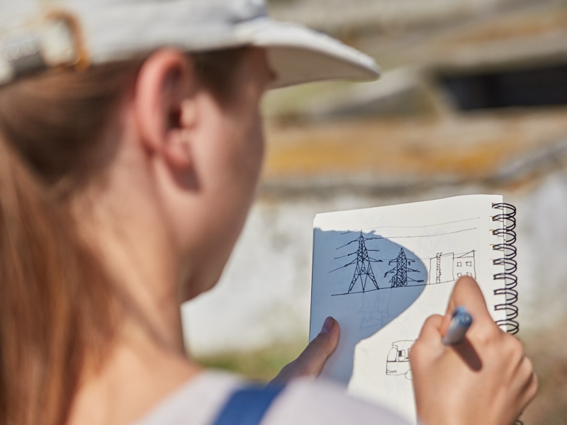 Художники і фотографи проекту «Urban sketchers» відвідали Диканівські очисні споруди 