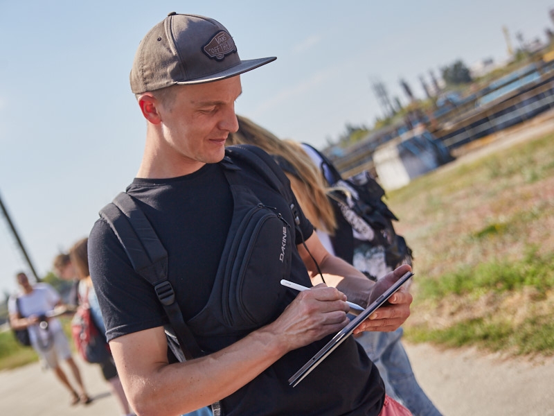 Художники і фотографи проекту «Urban sketchers» відвідали Диканівські очисні споруди 