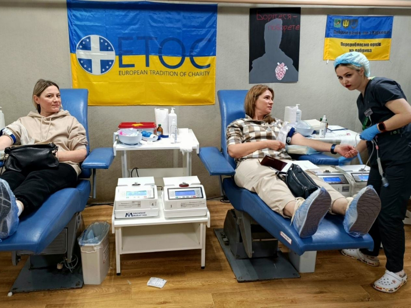 Співробітники «Харківводоканалу» знову стали донорами