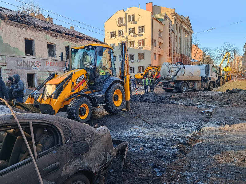 У Холодногірському районі ліквідують аварію після ракетного удару
