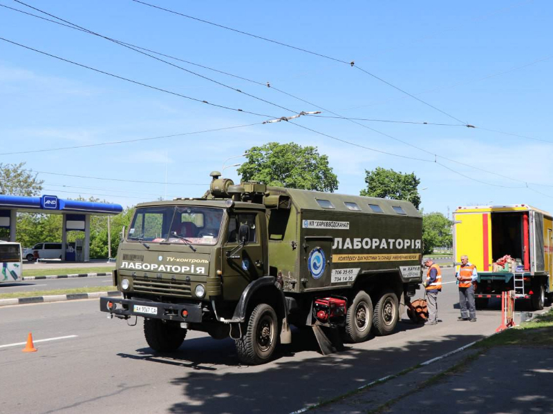 Бригади КП «Харківводоканал» продовжують відновлення колектора на проспекті Гагаріна