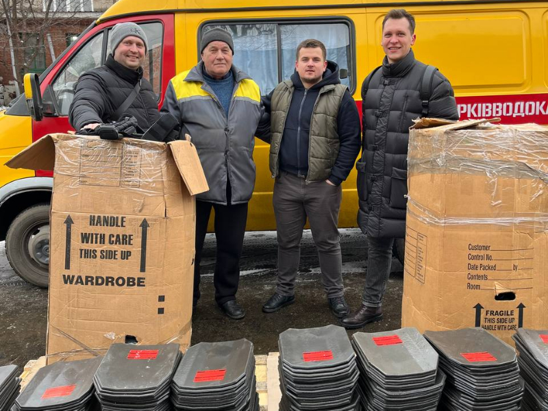 КП «Харківводоканал» отримало захисне обмундирування
