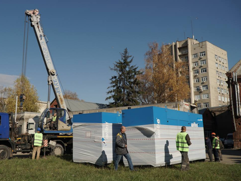 КП «Харківводоканал» отримало два потужні генератори