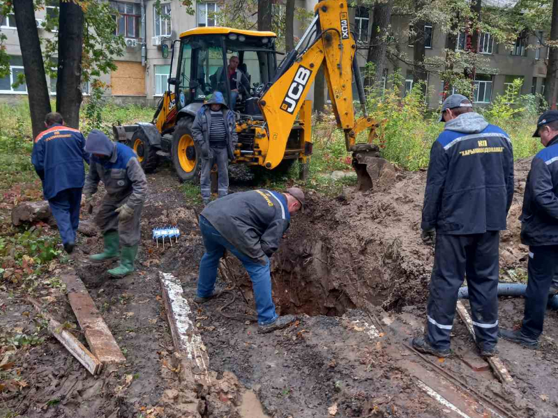 У Харкові усунули п'ятнадцять пошкоджень на водоводах