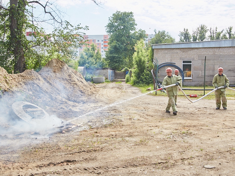 На КП «Харківводоканал» пройшли навчання з цивільного захисту
