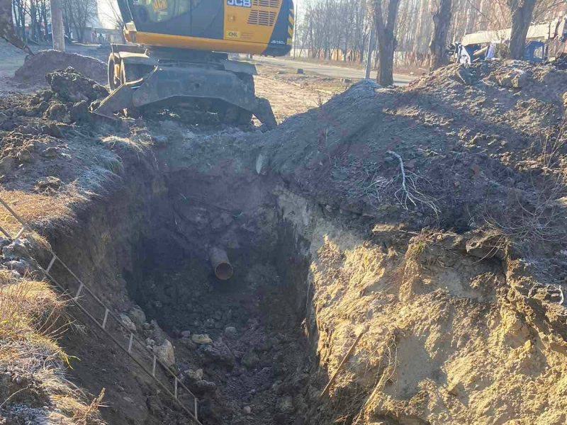 На Північній Салтівці завершено ремонт постраждалих водоводів