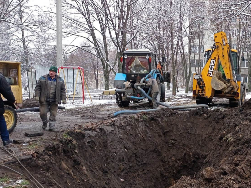Ремонтники КП «Харківводоканал» за тиждень ліквідували 71 аварійну ситуацію на водоводах