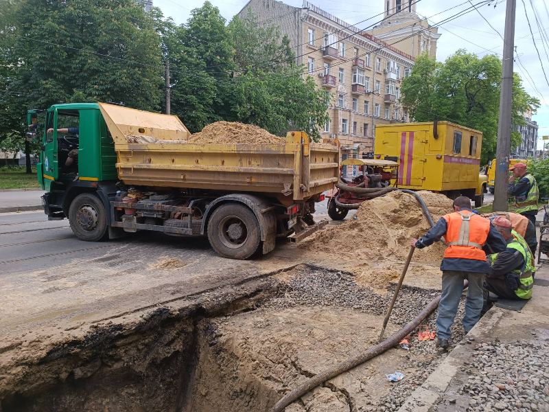 У Харкові ліквідували вісім пошкоджень на водоводах