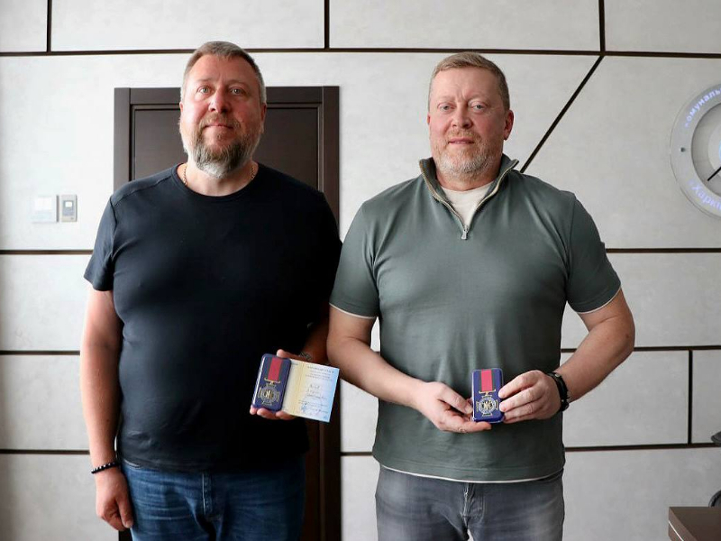 Віталій Панов та Владлен Волков нагороджені пам'ятними медалями